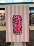 Pink ceetah diet coke pre done